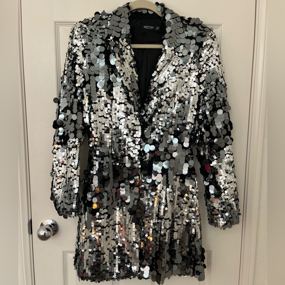 Nasty Gal Seguin Open Back Dress